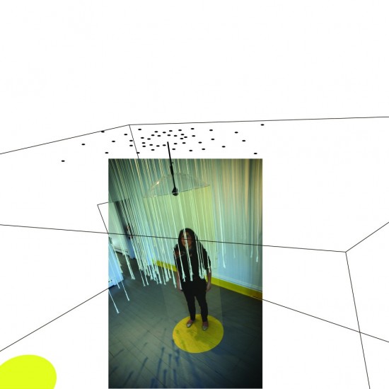 2. Space of Sound, Sound of Space is an installation by Nick Liadis that investigates the spatial nuances of music using parabolic shields that focus the sound in very clear directions. The project opens access to invisibility in architecture.