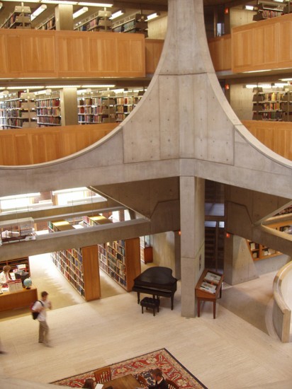Kahn Phillips Exeter Library interior