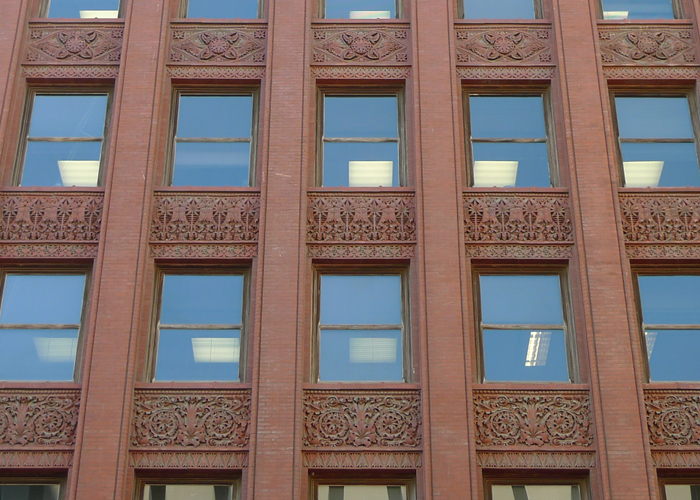Louis Sullivan Wainwright Building pier & spandrel detail